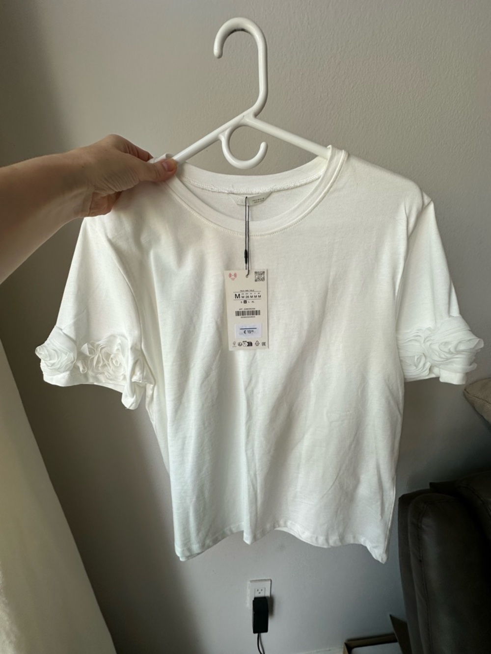 💄Zara  cotton  t-shirt NWT M